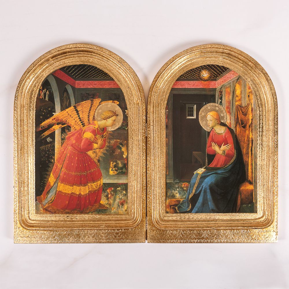 Fra Angelico Annunciation Diptych -  23.6" x 18"