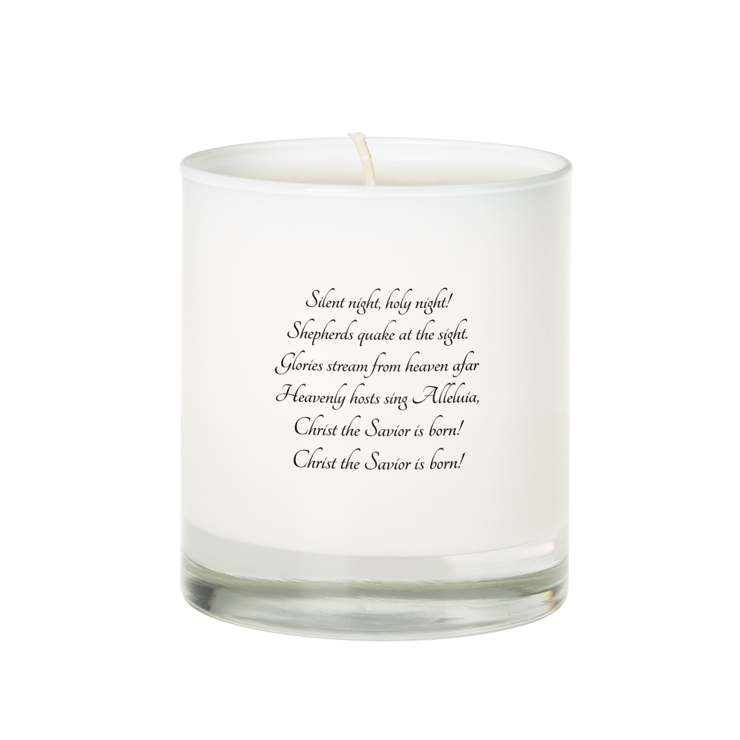 Christmas Angel Stained Glass Candle