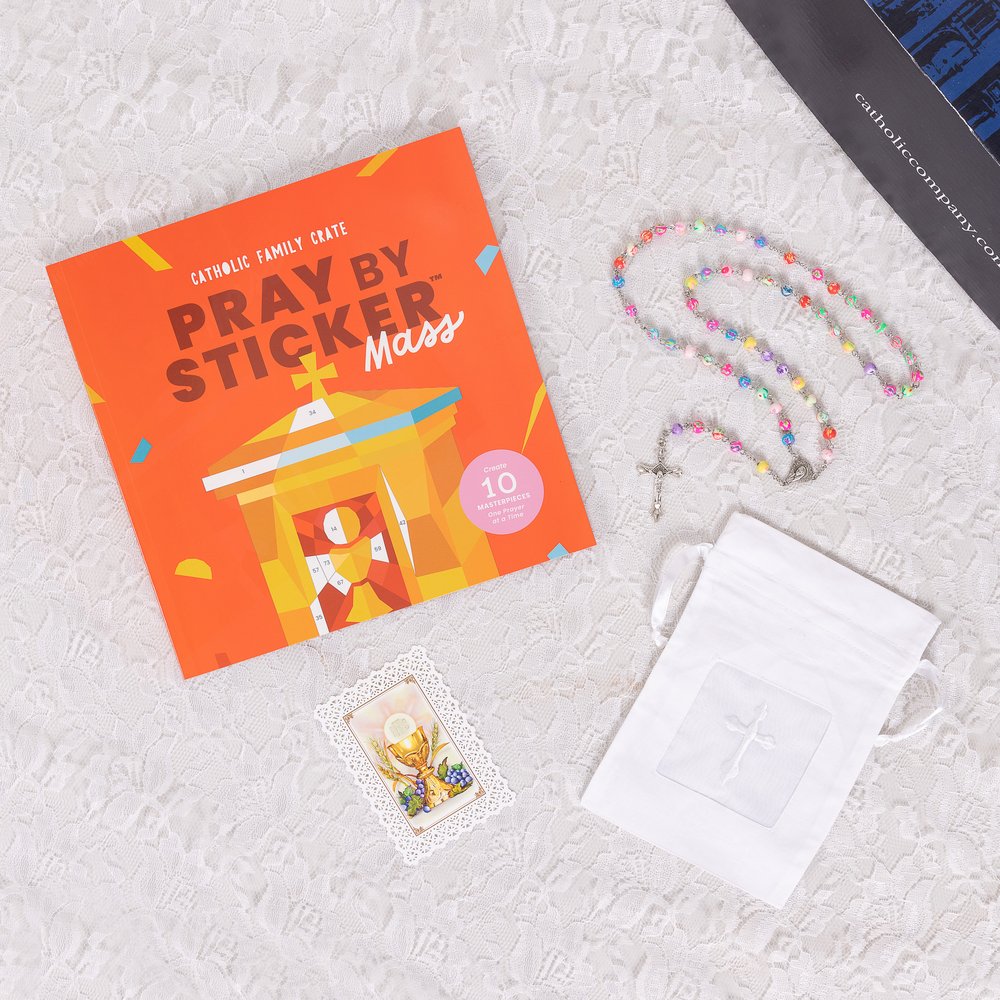 Girls First Communion Faith in Bloom Gift Box