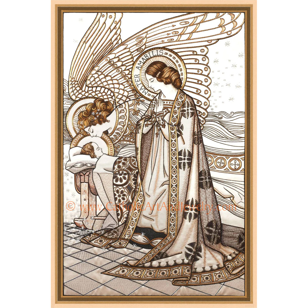 Unframed Litany of Loreto Embroidery Prints - Multiple Sets