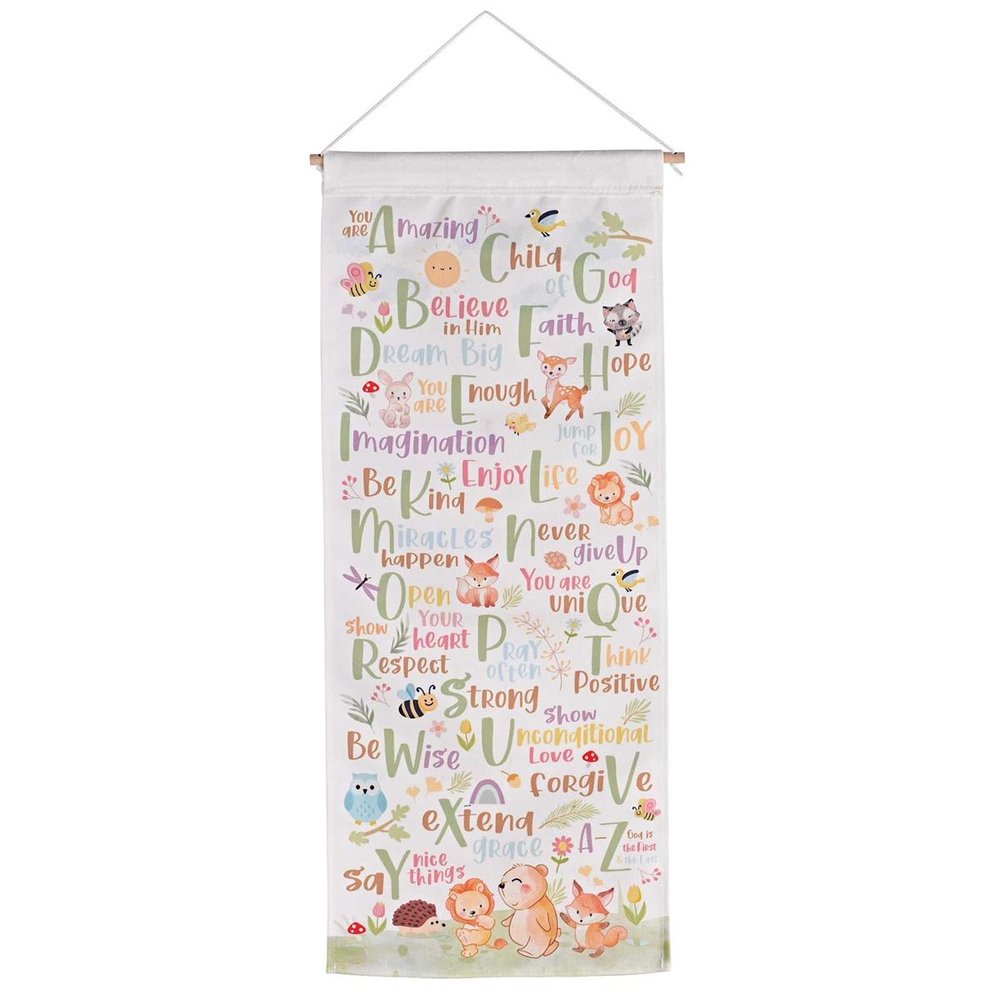 ABCs of Faith Kids Canvas Wall Hanger