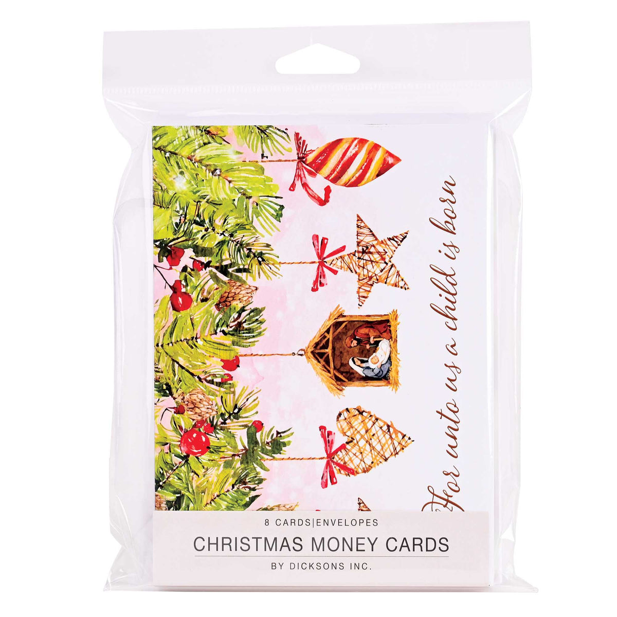 A Child is Born Money & Gift Card Holders - Pack of 8