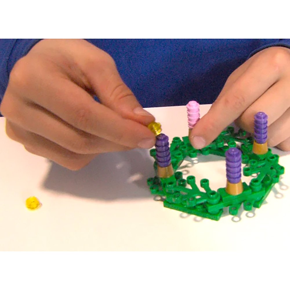 Advent Wreath Lego Set
