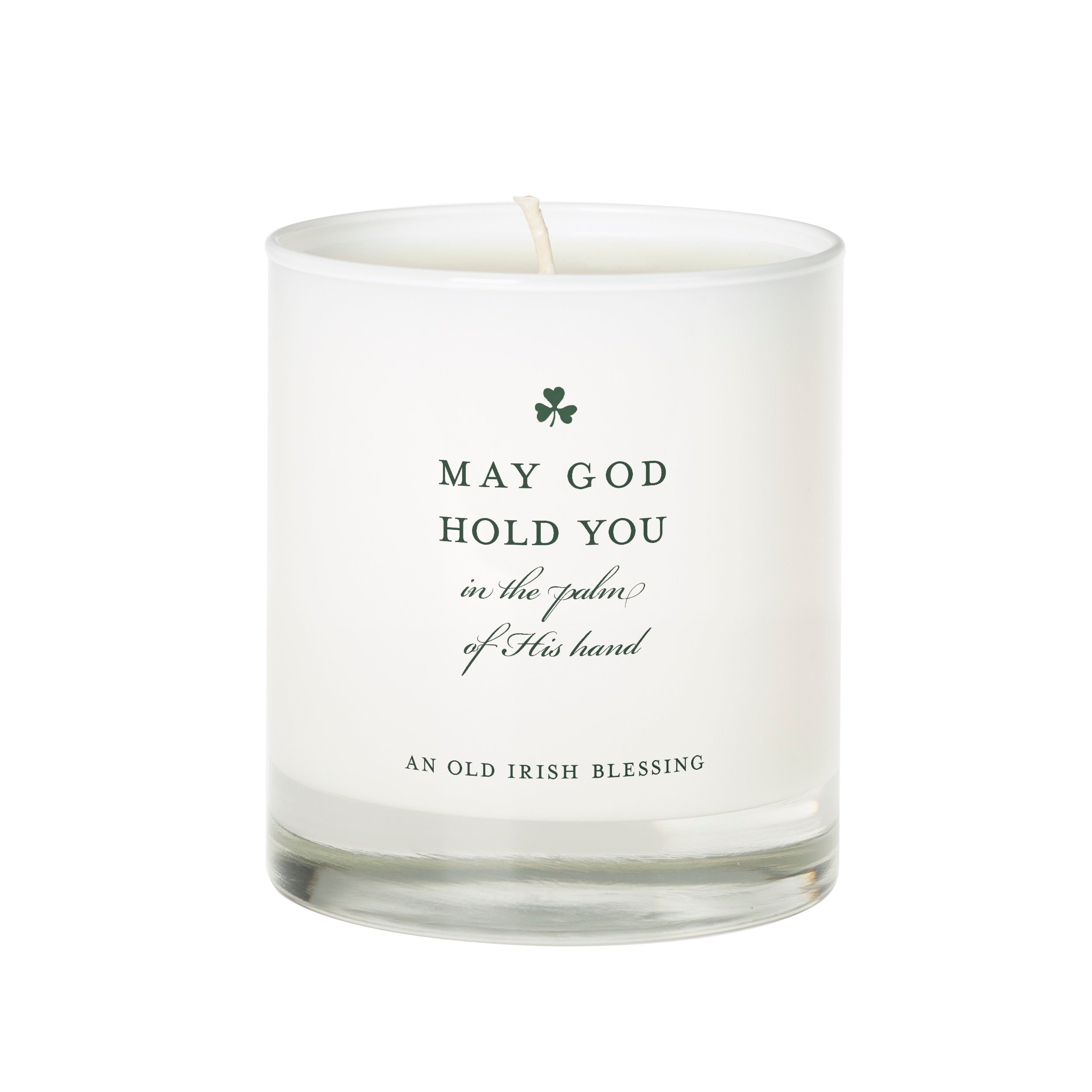 May God Hold You Irish Blessing Candle