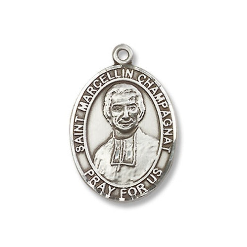 Sterling Silver St. Marcellin Champagnat Pendant w/ Chain