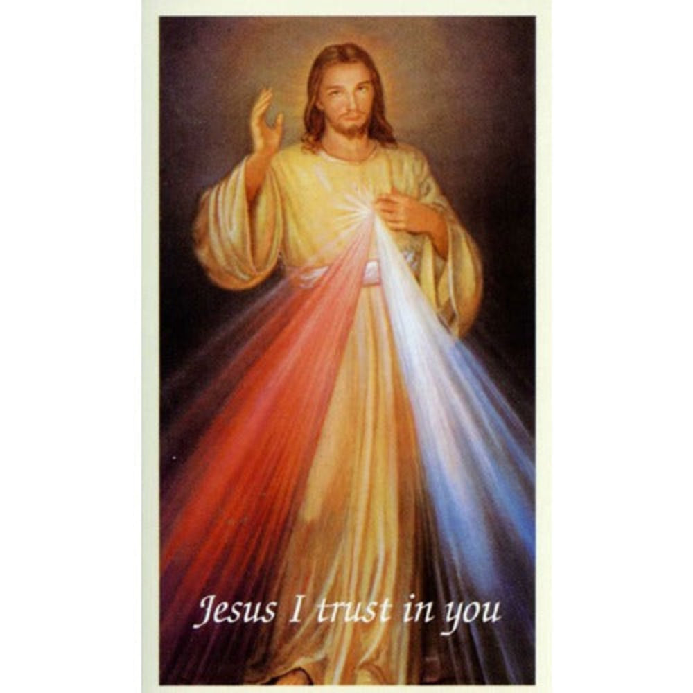 Divine Mercy Personalized Prayer Card (Priced Per Card)