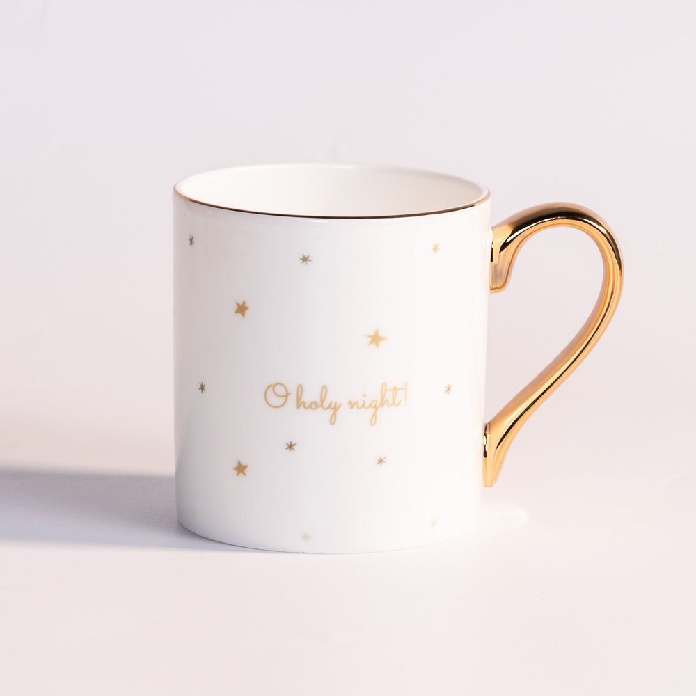 O Holy Night Bone China Christmas Mug