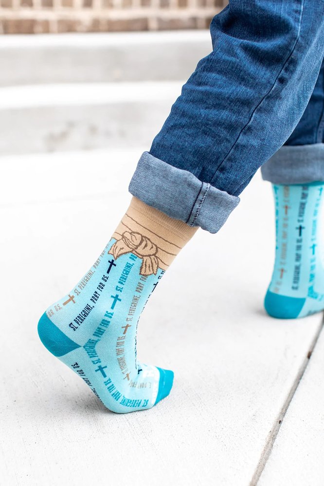 St. Peregrine Adult Socks