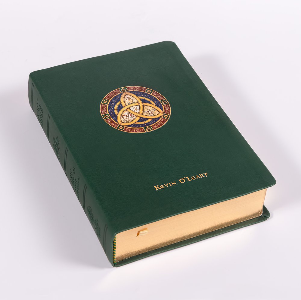 Personalized Illuminated Trinity Knot Bible
