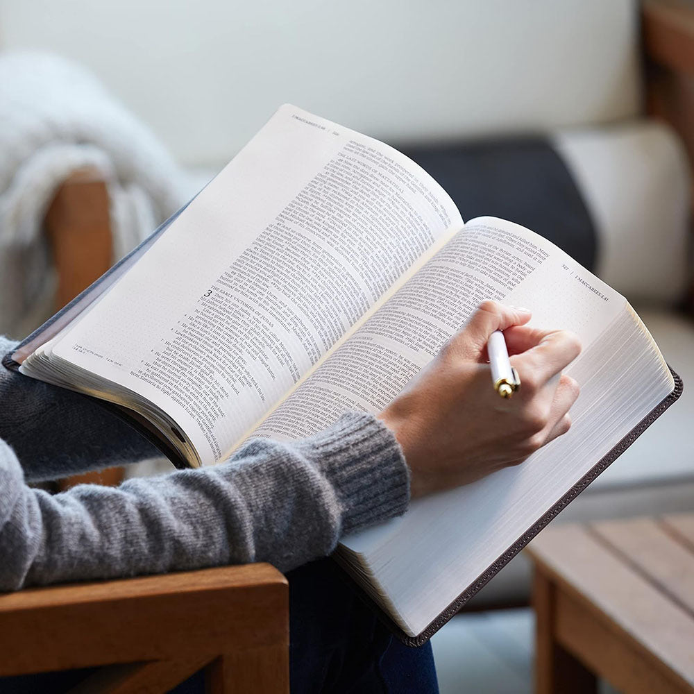 NRSV Catholic Journaling Bible - Brown Leathersoft