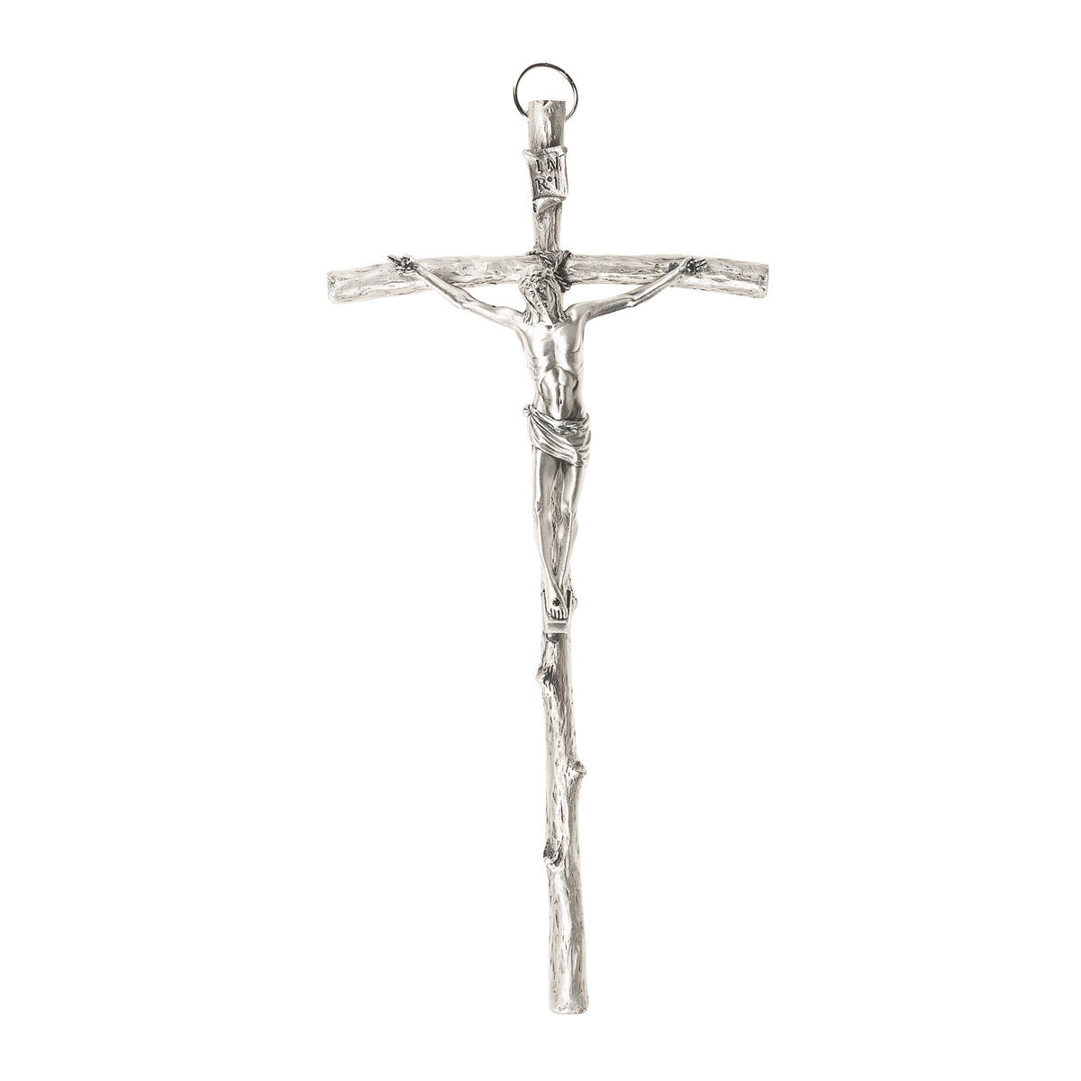 Silver Tree of Life Wall Crucifix - 11.8"