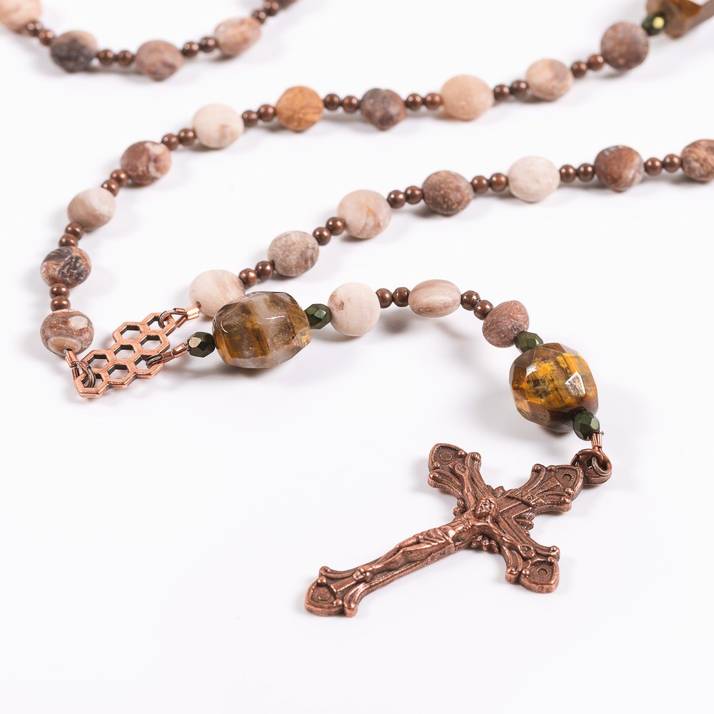 St. Hildegard Honeycomb Rosary