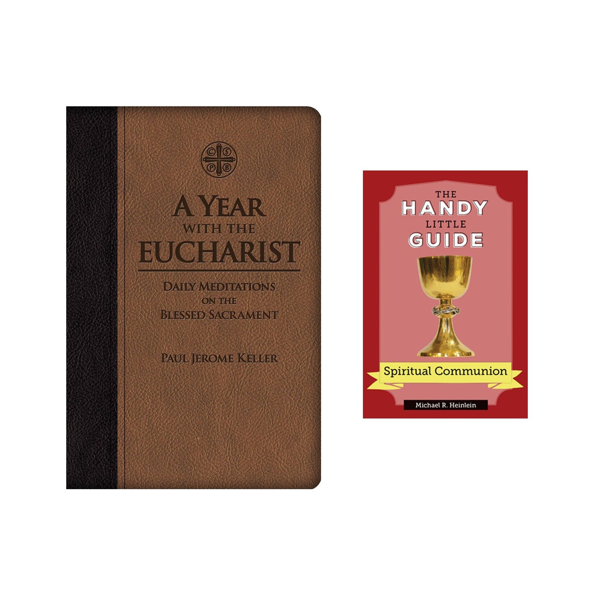 A Year with the Eucharist & The Handy Little Guide to Spiritual Communion (2 Book Set)