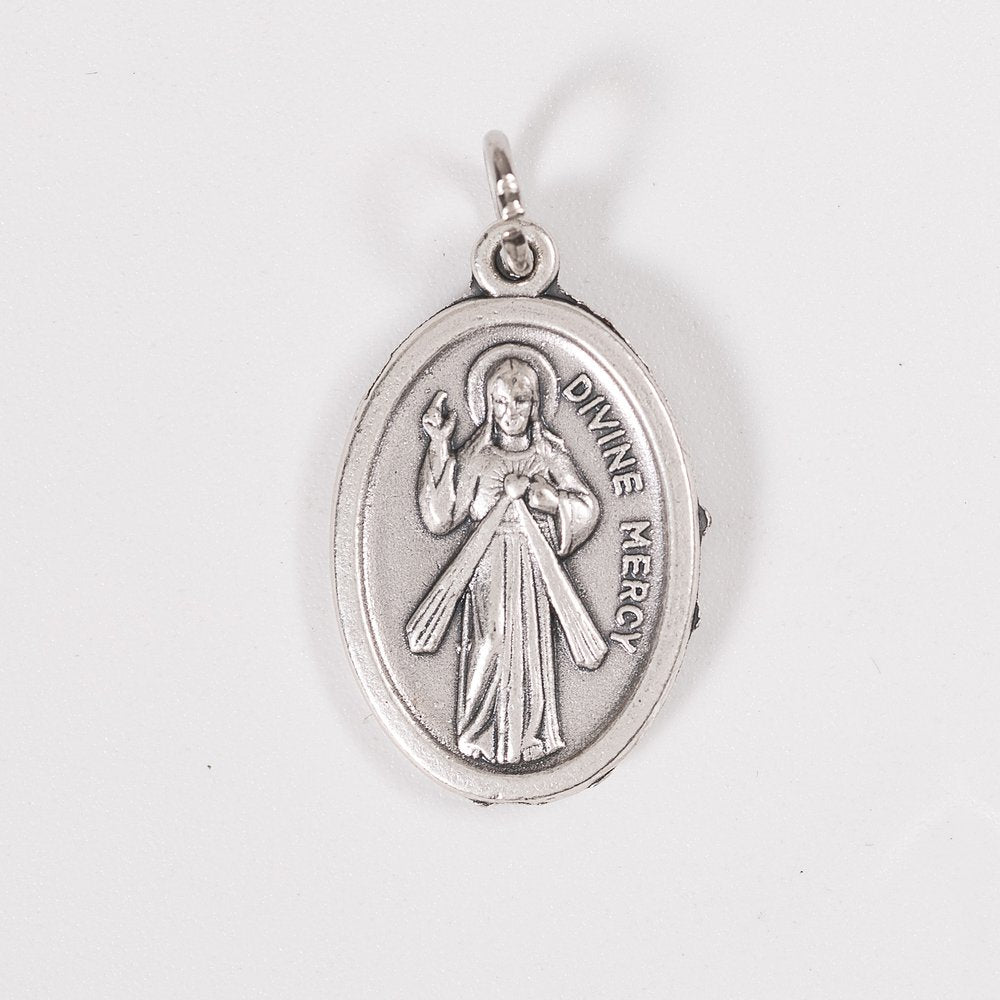 St. Faustina & Divine Mercy Two-Sided Medal – Pack of 25