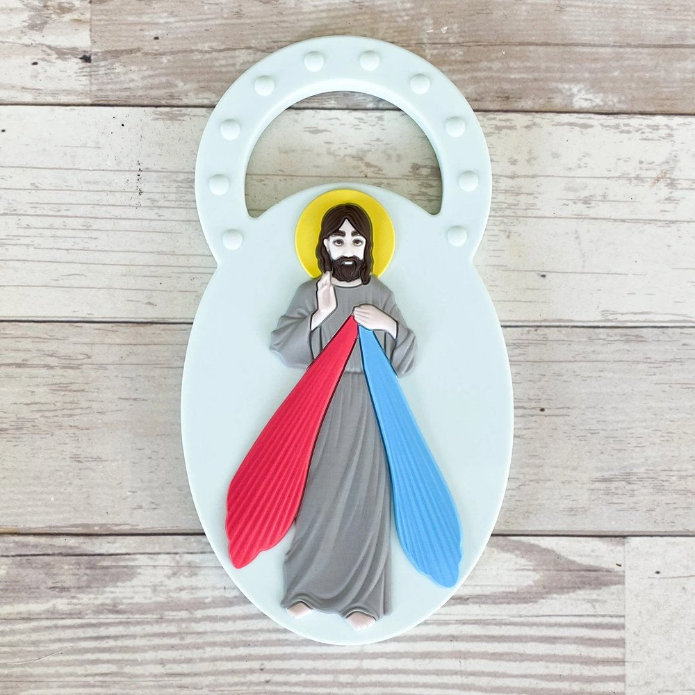 Divine Mercy Silicone Teether