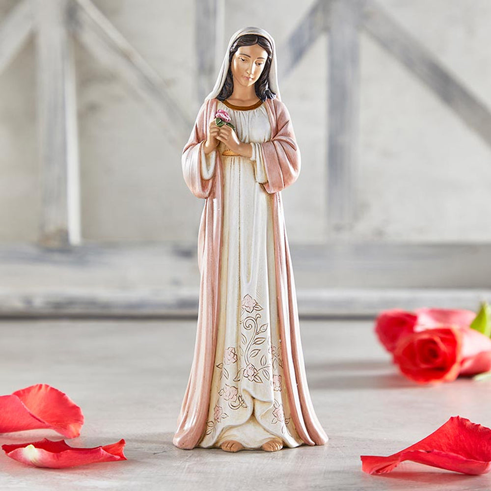 Madonna of the Roses Statue - 8.25"