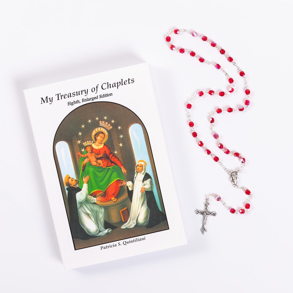 My Treasury of Chaplets & Red Crystal Precious Blood Chaplet Gift Set