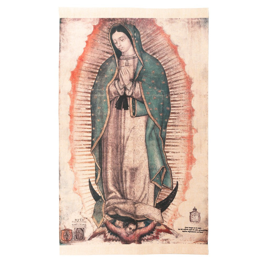 Guadalupe Tilma Replica Tapestry- 36" x 20"