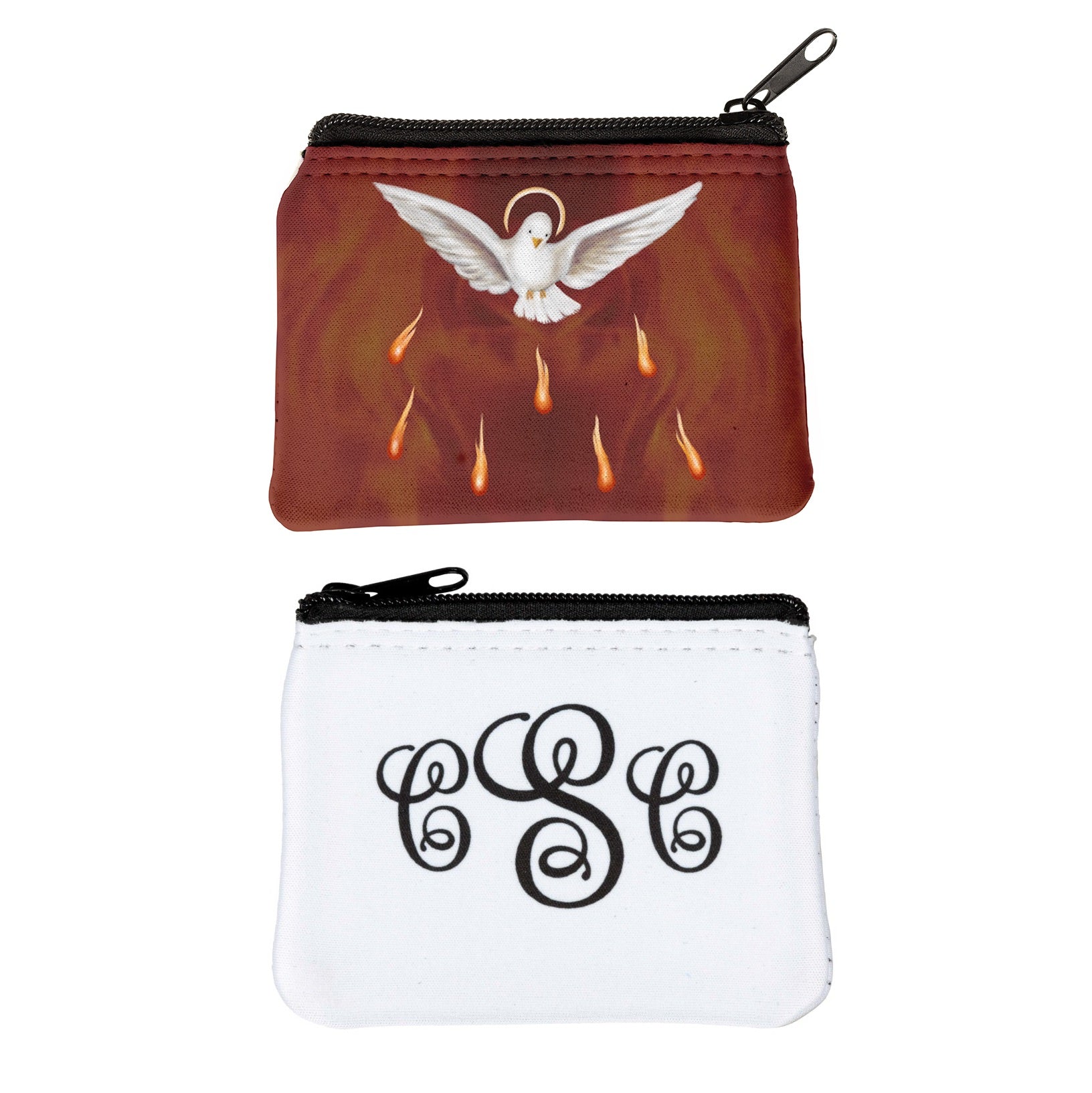 Personalized Seven Gifts of the Holy Spirit Rosary Pouch