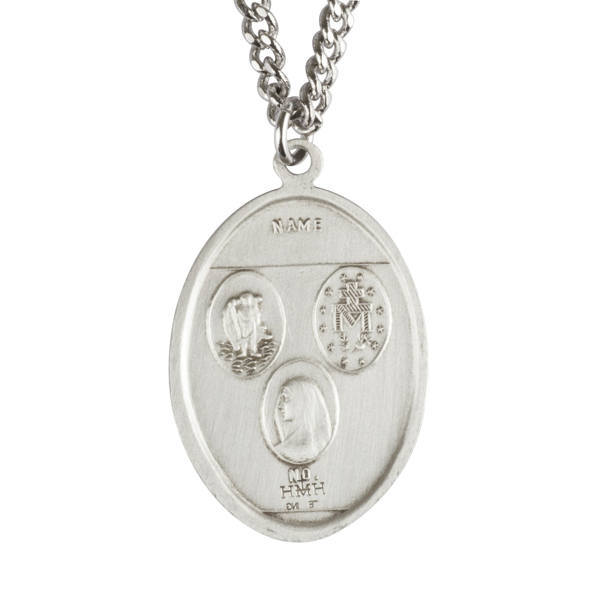 Protect Us Sterling Medal with Stars and Stripes