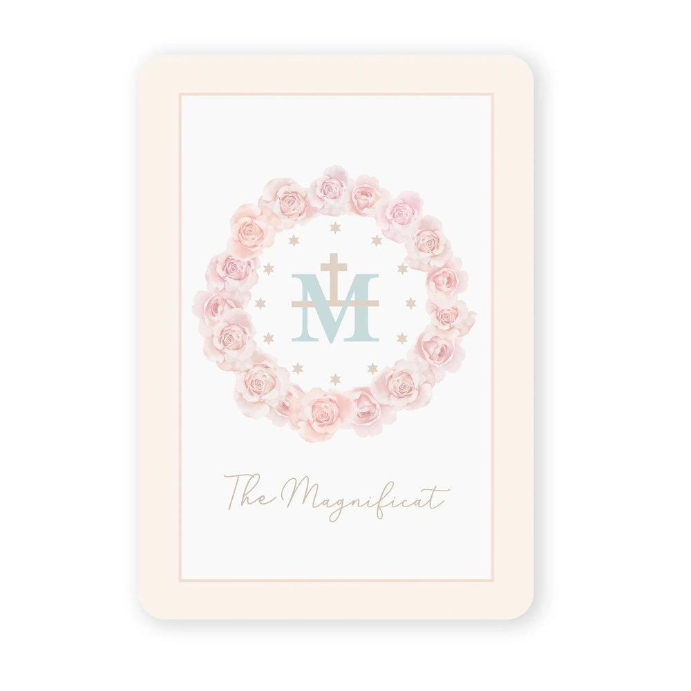 Magnificat Floral Prayer Card