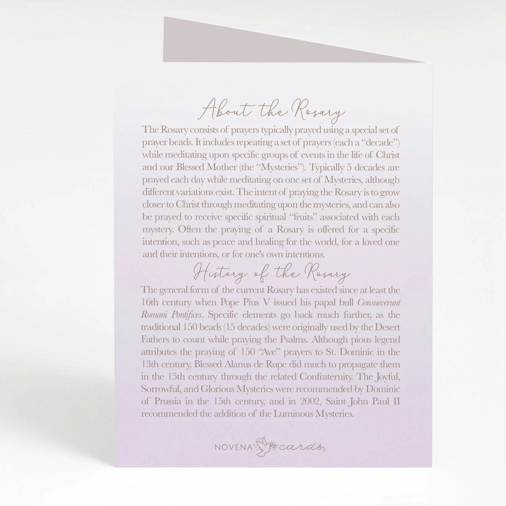 I Prayed a Rosary for Your Ordination to the Priesthood Greeting Card