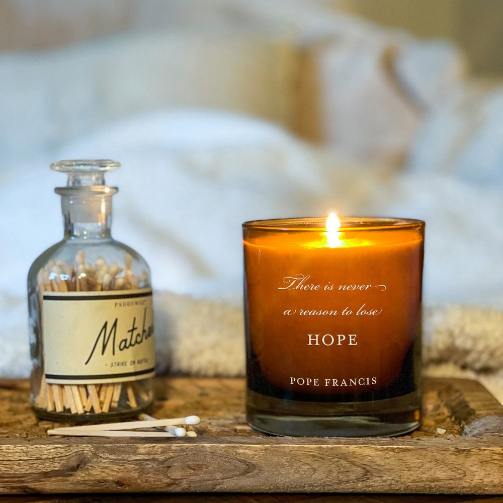 Pope Francis Hope Candle