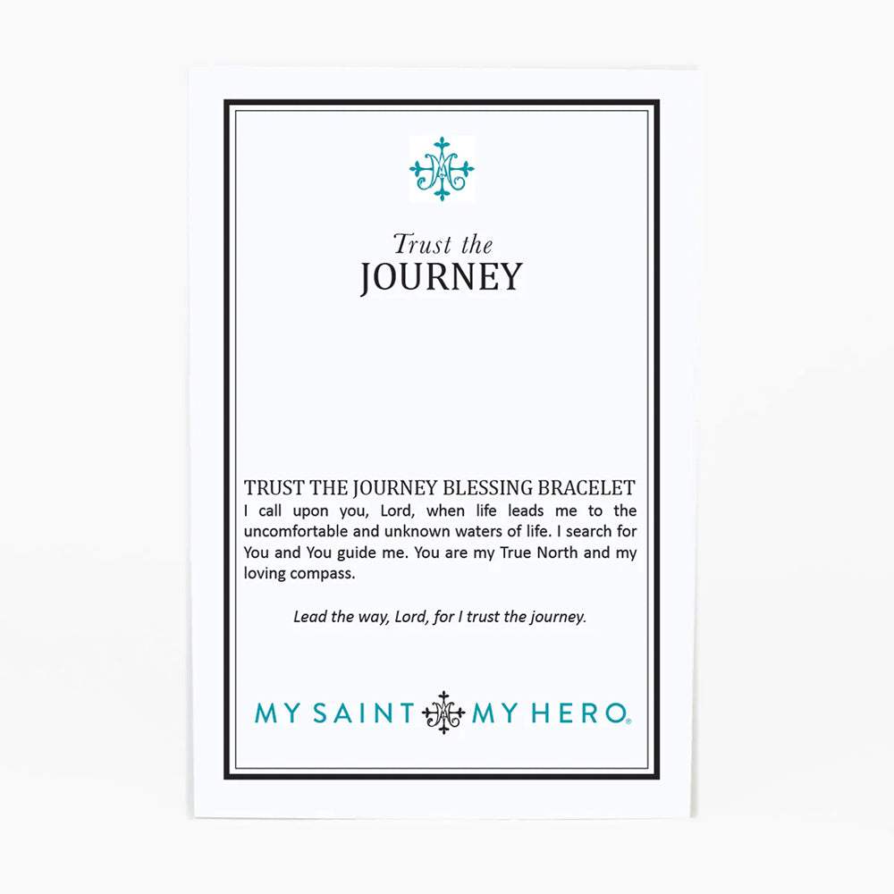 Trust the Journey Navy Blessing Bracelet