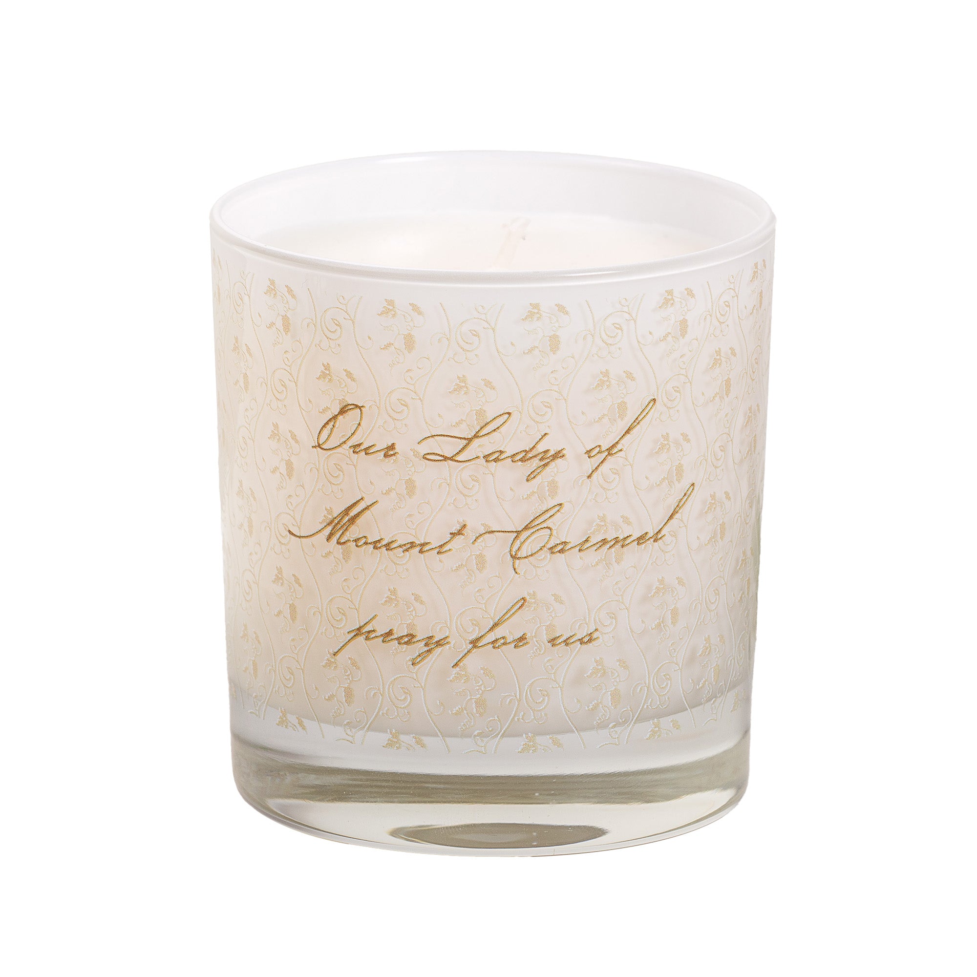 Our Lady of Mt. Carmel Toile Candle