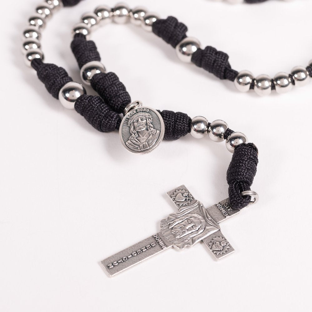 Black Paracord Holy Face Chaplet