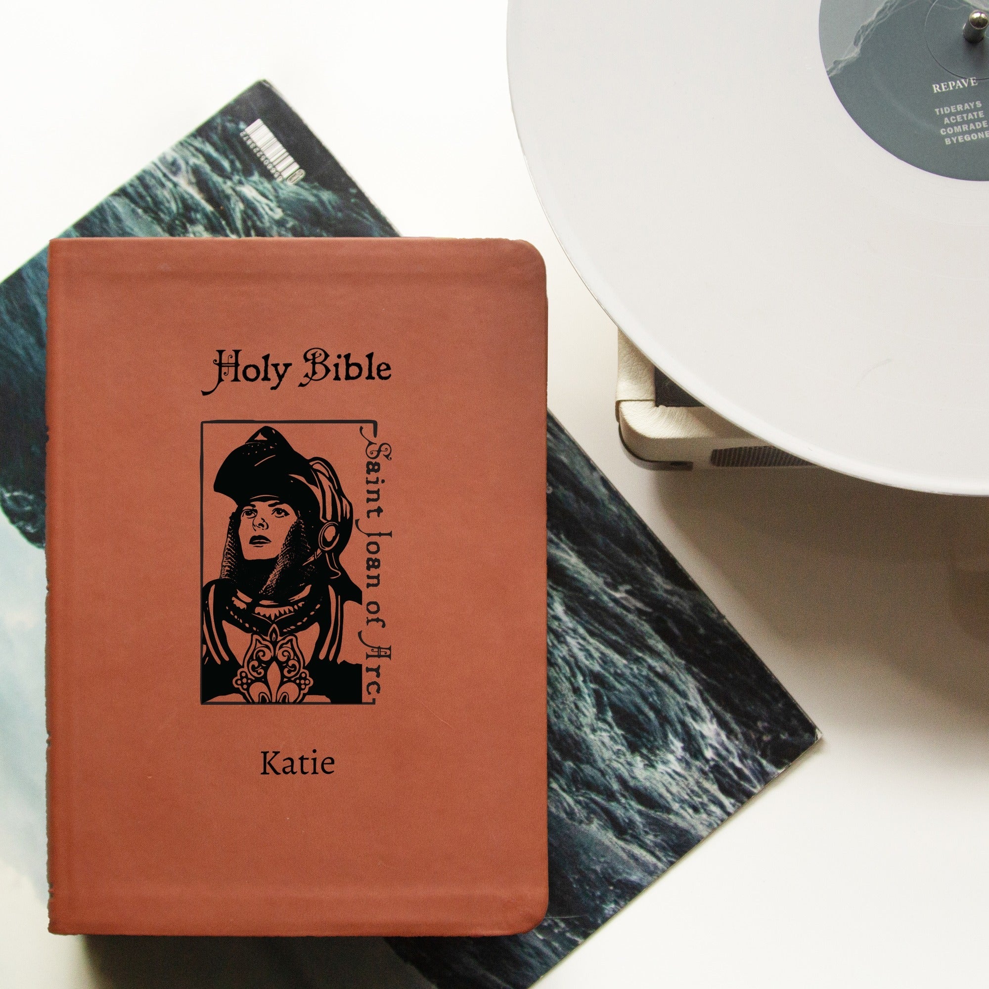 Personalized St. Joan of Arc Bible