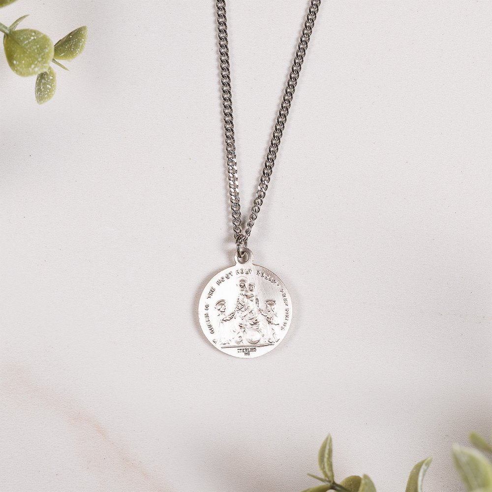 Our Lady of Fatima Queen of the Rosary Necklace