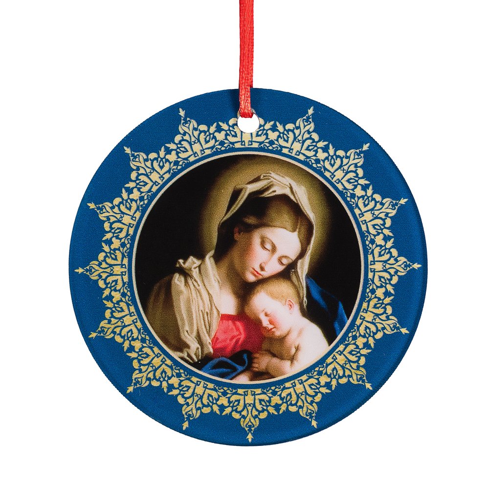 Sassoferrato Madonna & Child Acrylic Ornament