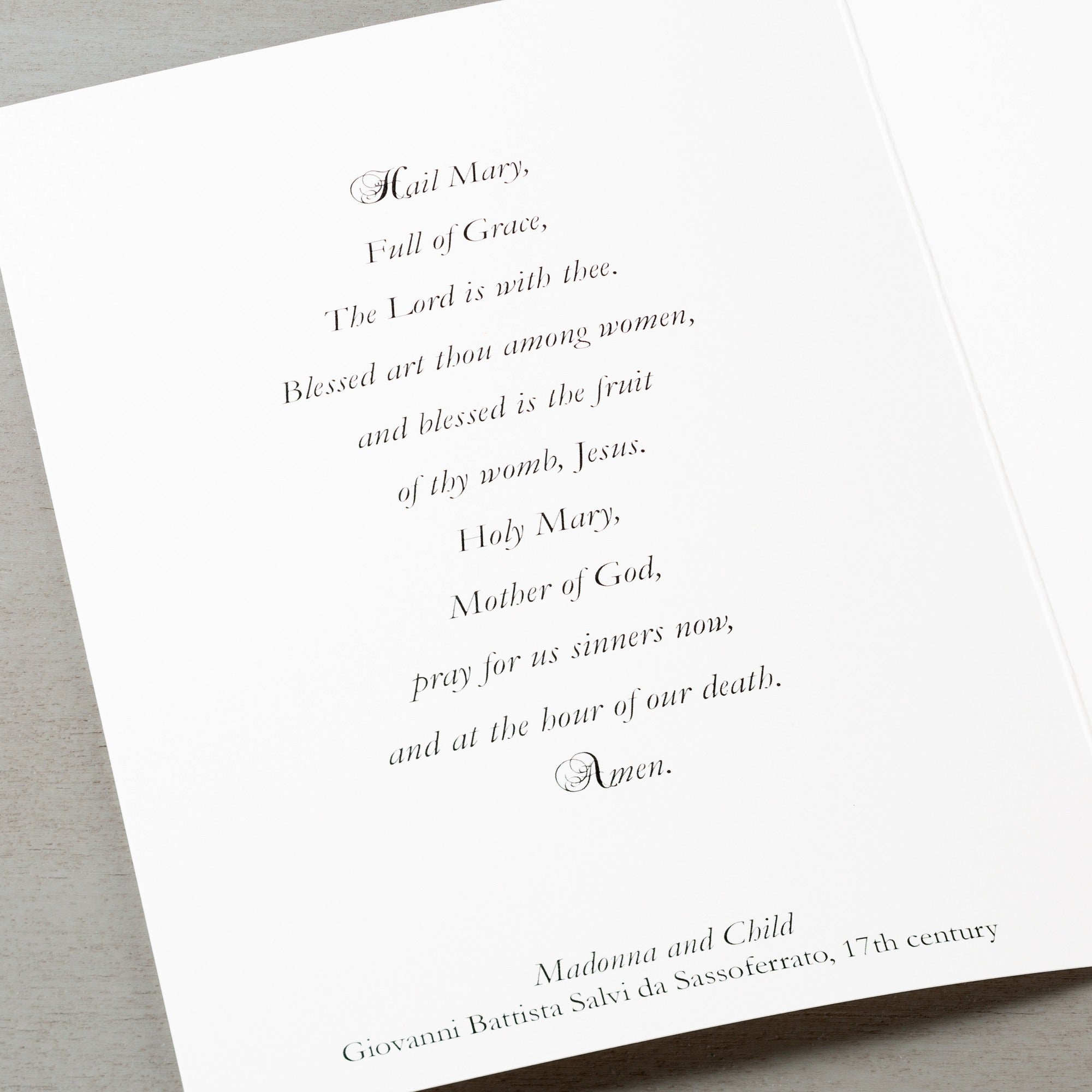 Sassoferrato Madonna Christmas Cards - Set of 20