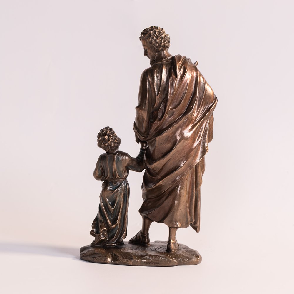 St. Joseph and Child Statue - 8.25''