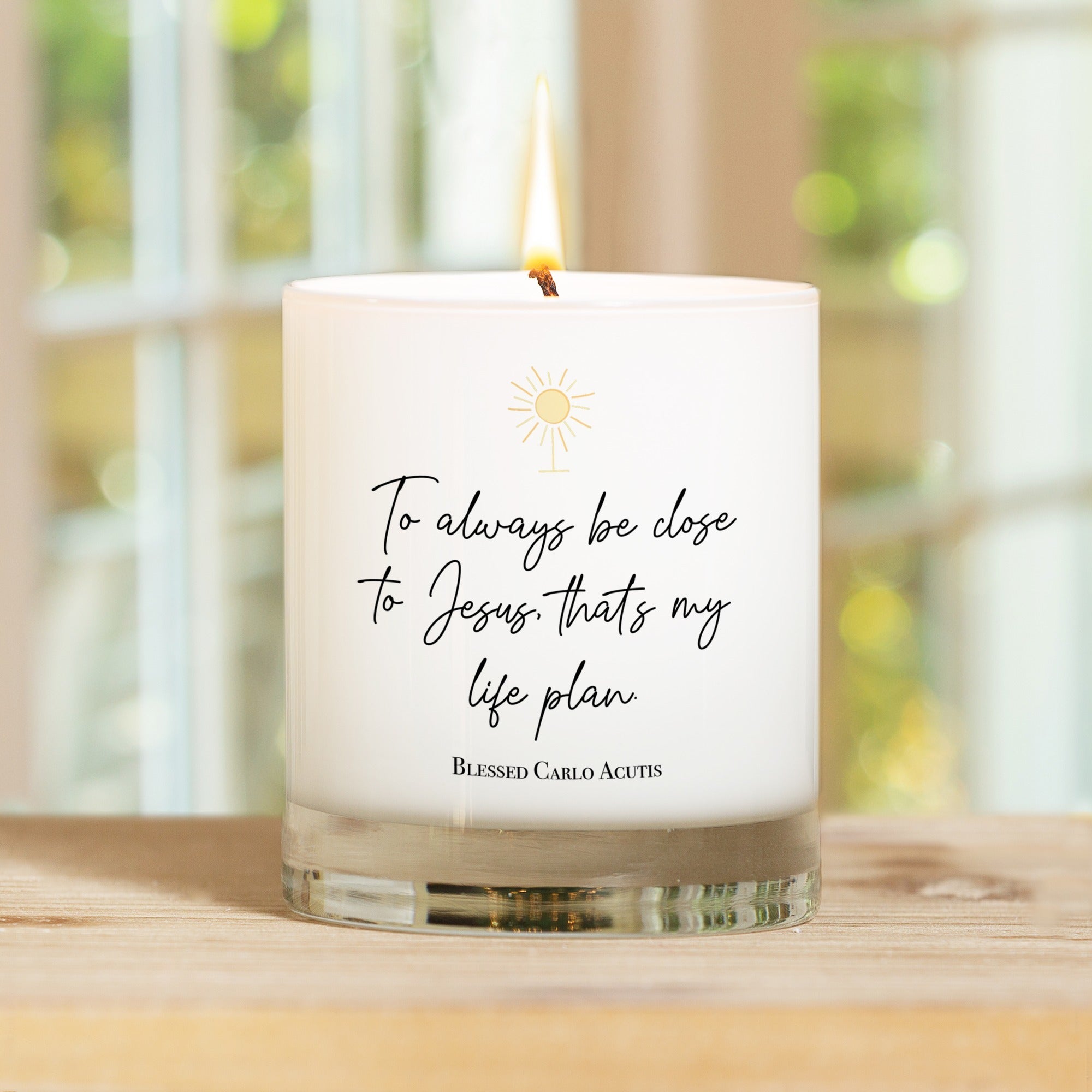 St. Carlo Acutis "My Life Plan" Candle