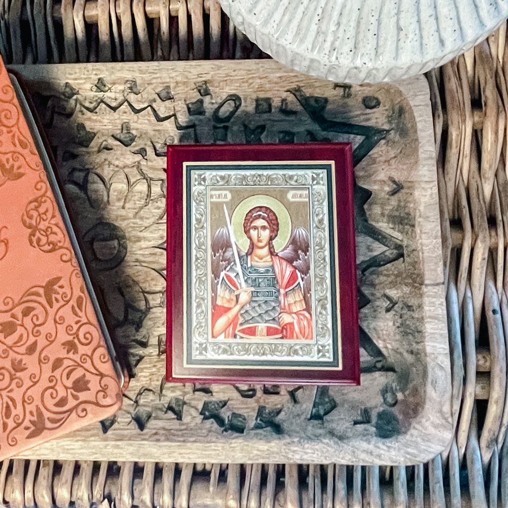 St. Michael Icon Wood Keepsake Box
