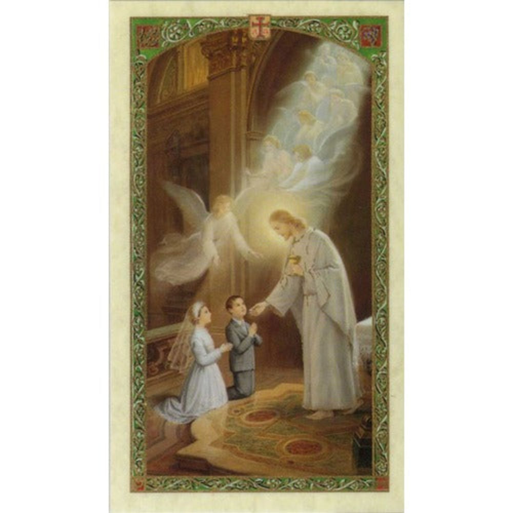 First Communion Laminated Prayer Card