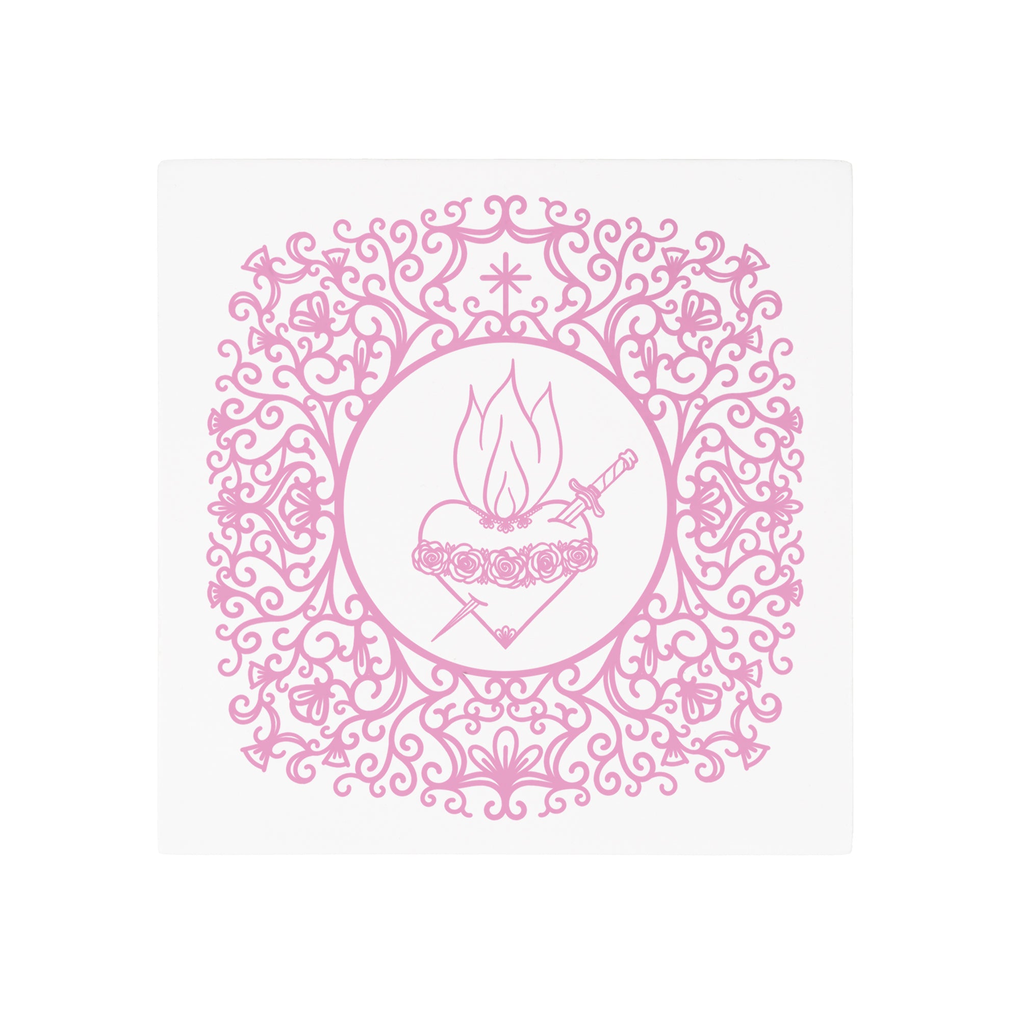 Immaculate Heart of Mary Filigree Block