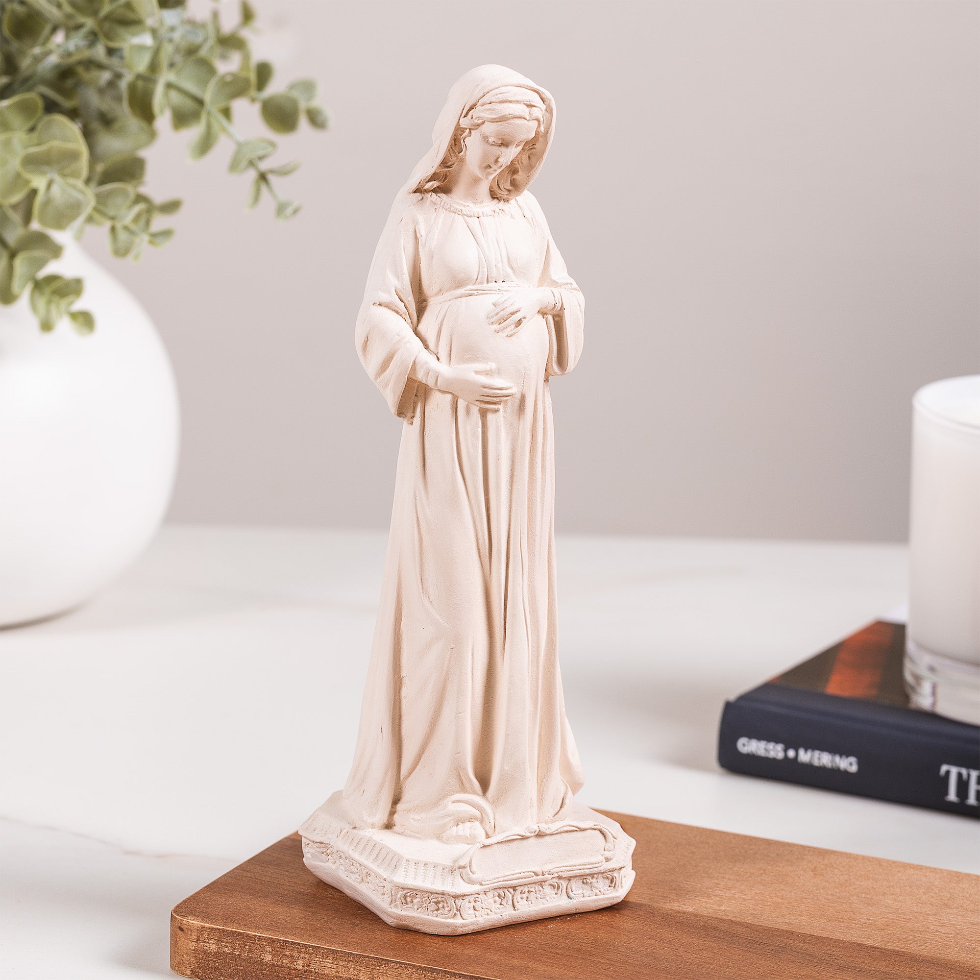 Virgin of Sweet Expectation - White or Hand Painted - 8