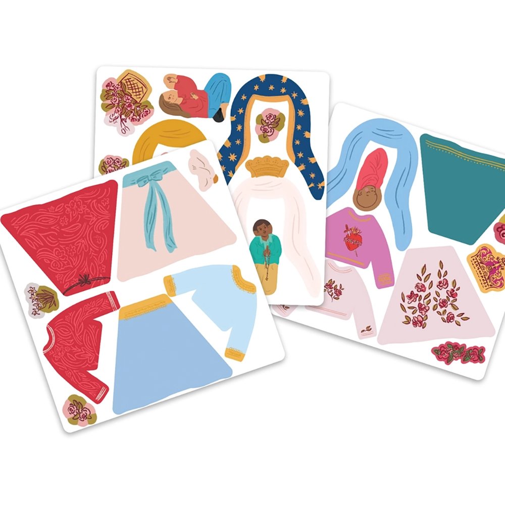 Mary Dress Up & Prayer Garden Magnet Playset