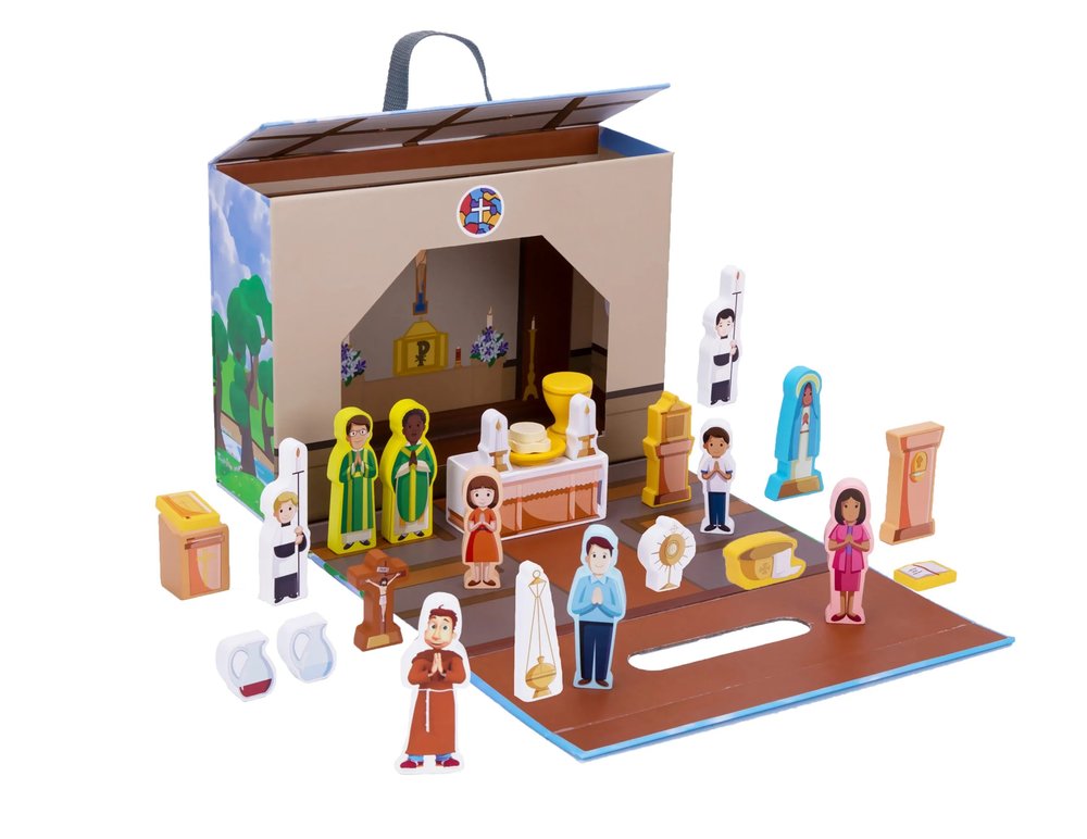 Saintly Heart Brother Francis Church Playset