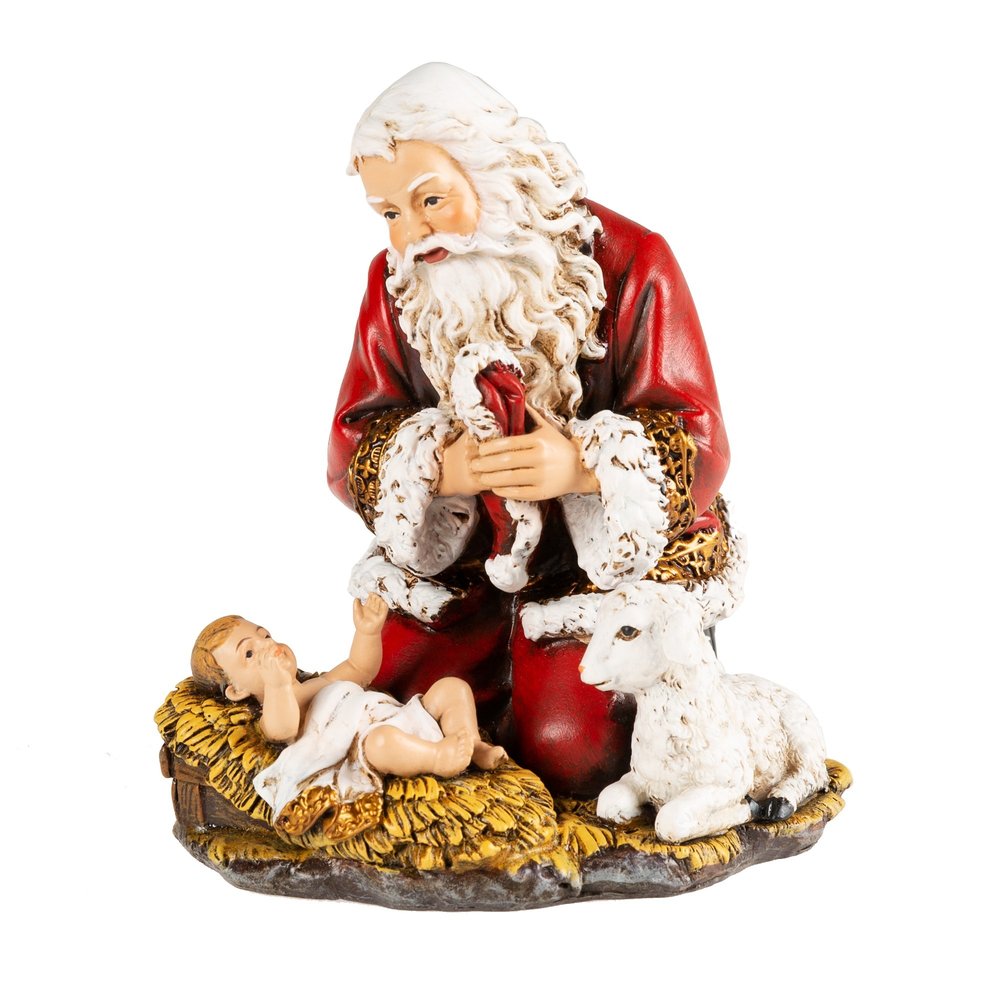 Kneeling Santa Figure, 5"