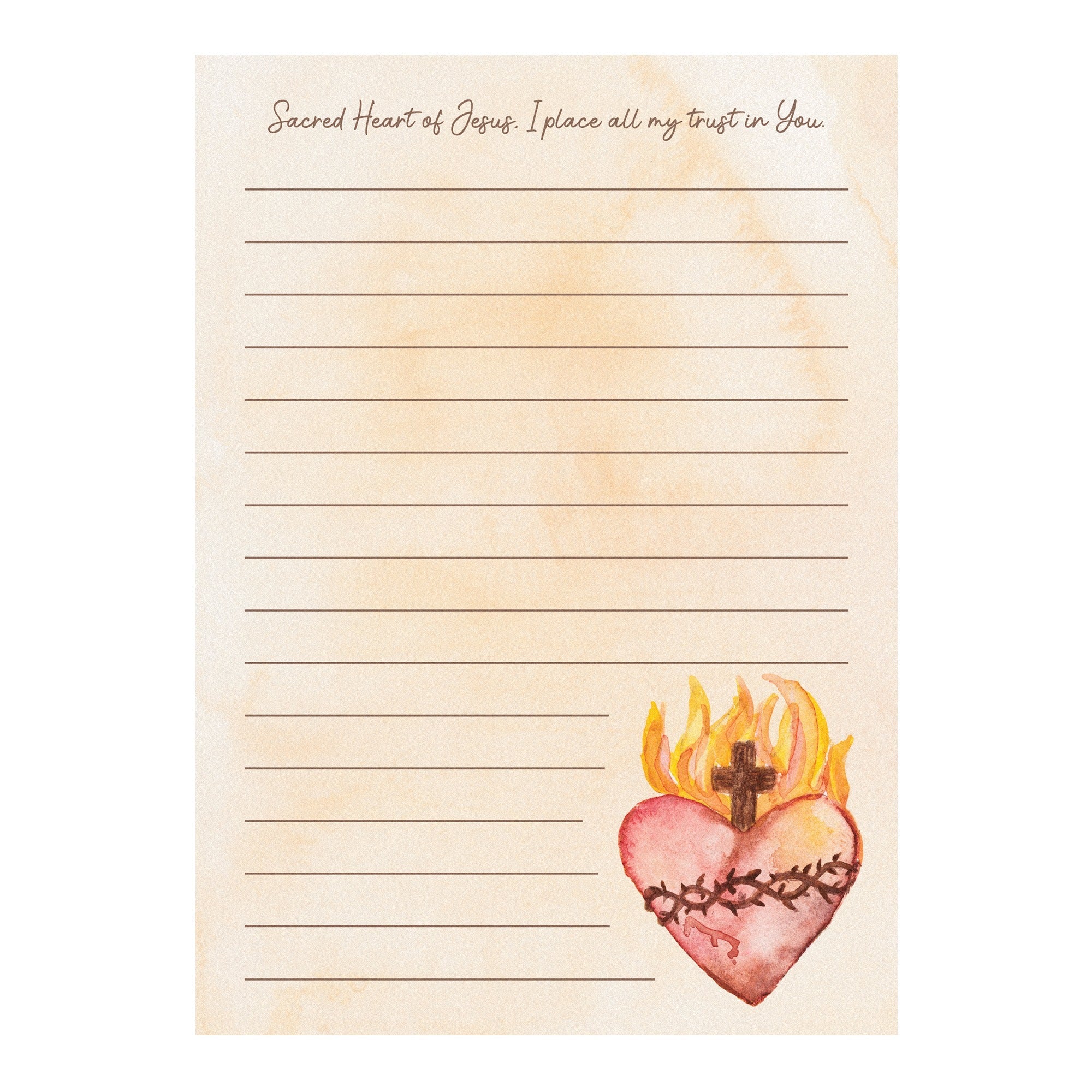 Sacred Heart of Jesus Notepad