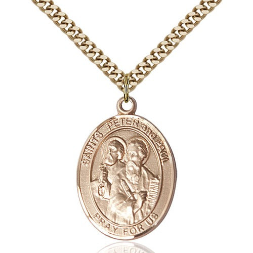 14kt Gold Filled St. Peter / St. Paul  Pendant