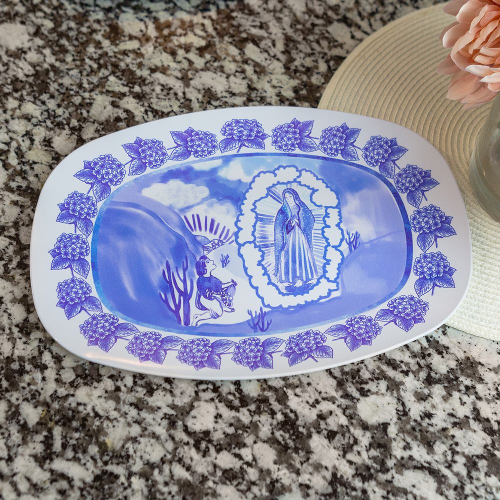 Virgin of Guadalupe Handmade Platter
