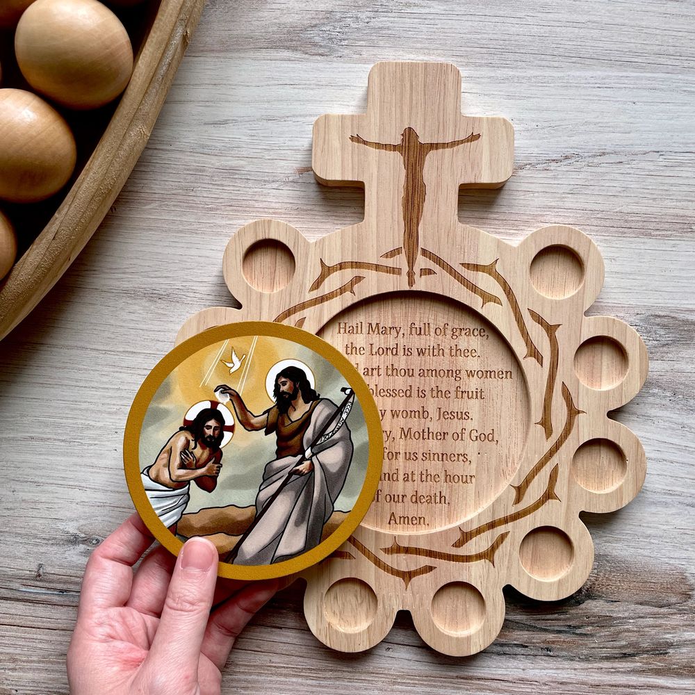 Gather and Pray Decade Rosary Board