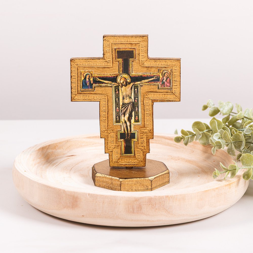 Giotto Standing Crucifix - 4.7" x 5.7"