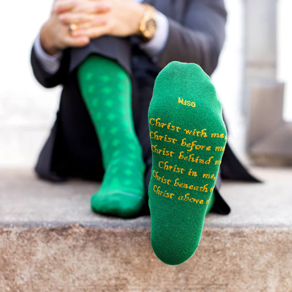 St. Patrick Celtic Cross Adult Socks
