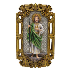 St. Jude Ornate Medallion Wall Plaque